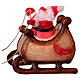 Santa Claus on the sleigh with reindeer 90 LED cold light acrylic indoor outdoor 50x85x35 cm s12