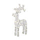 Santa Claus' reindeer, 50 flashing warm white LED lights with timer, 25 in, IN/OUTDOOR s2