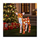 Cervato luminoso navideño 60 LED blanco hielo acrílico int ext 38 cm s2