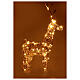 Cervo natalizio luminoso vimini 72 LED bianco caldo int est 105 cm s4