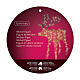 Christmas moose decoration 160 microLED warm white synthetic wicker 110 cm indoor outdoor timer s7