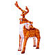 LED reindeer with animals acrylic 180 cold white LEDs 100 cm timer indoor outdoor s4