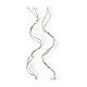 Christmas string fairy lights 60 micro LED silver bare wire 2.95 m warm white indoor s2