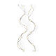 Fairy Christmas lights with silver wire of 4.95 m, 100 warm white micro LED lights, indoor s2