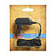 Indoor black IP20 transformer of 4.5V with 3 DC plugs s3
