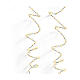 Catena luminosa luce fissa 9m filo nudo argentato bianco caldo 567 micro LED int est s2