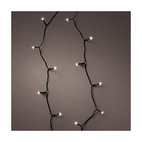 Twinkle Christmas lights of 14.3 m long, 192 warm white LED lights, battery operated, 8 light plays, IN/OUTDOOR