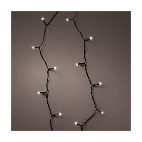 Intermittent Christmas string lights 14.3m 192 warm white LEDs twinkle 8 light games timer internal and external