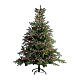 Catena 16 m compact twinkle 750 LED bianco caldo rosa 8 giochi luce alberi Natale 180-210 cm int est s6
