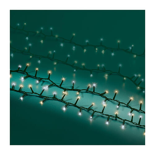 String lights 750 white twinkle LEDs 16 m Christmas trees 180-210 cm internal 8 light games 5