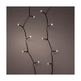 Luces de Navidad 240 LED basic twinkle blanco cálido 17,9 m pilas int ext 8 juegos luz