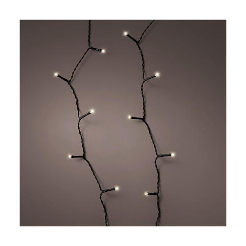 Luces de Navidad 240 LED basic twinkle blanco cálido 17,9 m pilas int ext 8 juegos luz 1