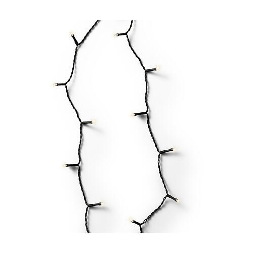 Lampki świąteczne, 240 LED Basic Twinkle, ciepła biel, 17,9m, na baterie, timer 2