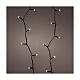 Guirlande lumineuse basic twinkle 17,9 m 240 LEDs clignotants blanc froid à piles 8 fonctions int/ext s1