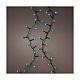 Guirlande lumineuse compact twinkle 22,5m 1000 LEDs bleus 8 fonctions pour sapin 200-300 cm int/ext s1