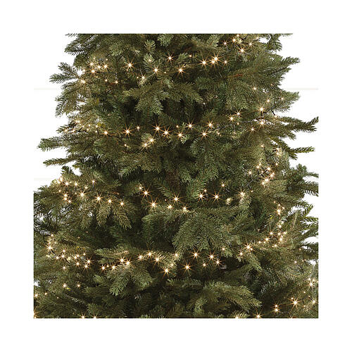 Guirlande lumineuse compact twinkle 22,5m 1000 LEDs blanc chaud 8 fonctions pour sapin 200-300 cm int/ext 5