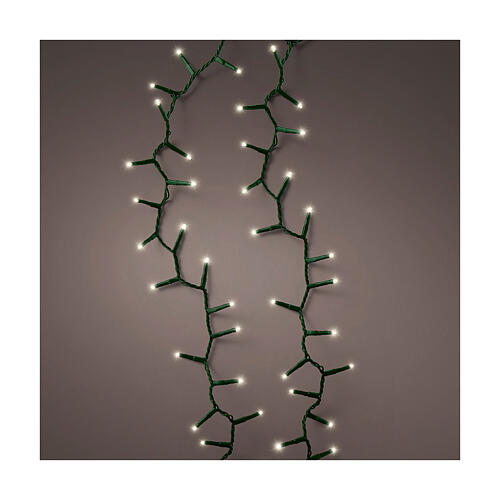 Luzes de Natal compact twinkle 1000 luzes LED branco quente 22,5 m 8 jogos para árvore de 200-300 cm int/ext 1