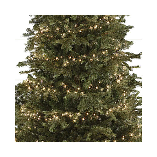 Luzes de Natal compact twinkle 1000 luzes LED branco quente 22,5 m 8 jogos para árvore de 200-300 cm int/ext 5