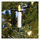 Set of 10 warm white LED candles, battery operated with remote control for indoor Christmas tree s1