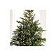 Guirlande lumineuse en cascade 832 micro LEDs blanc chaud fil nu doré pour sapin de 240 cm int/ext s4