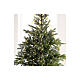Cascata luminosa 832 micro LED branco quente fio dourado para árvore de Natal de 240 cm int/ext s4