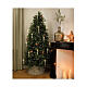 Conjunto 10 velas LED efeito chama de pilhas branco quente para árvore de Natal int com controle remoto e enfeite s3