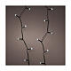 Basic twinkle Christmas lights of 27.5 m long, 368 cold white LED lights, battery operated, 8 light plays, IN/OUTDOOR s1