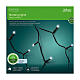 Basic twinkle Christmas lights of 27.5 m long, 368 cold white LED lights, battery operated, 8 light plays, IN/OUTDOOR s5