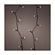 Guirlande lumineuse basic twinkle 27,5 m 368 LEDs blanc froid à piles 8 fonctions int/ext s1