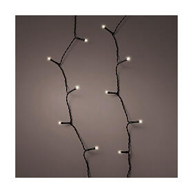 Basic twinkle Christmas lights of 27.5 m long, 368 warm white LED lights, battery operated, 8 light plays, IN/OUTDOOR