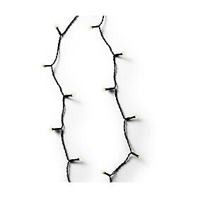 Guirlande lumineuse basic twinkle 27,5 m 368 LEDs blanc chaud à piles 8 fonctions int/ext