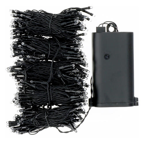 Lampki choinkowe na baterie Basic Twinkle, 368 LED, ciepła biel, 27,5 m, timer, 8 trybów 6