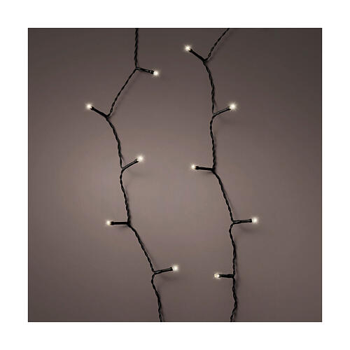 Luzes de Natal basic twinkle 27,5 m 368 LED branco quente de pilhas 8 jogos int/ext 1