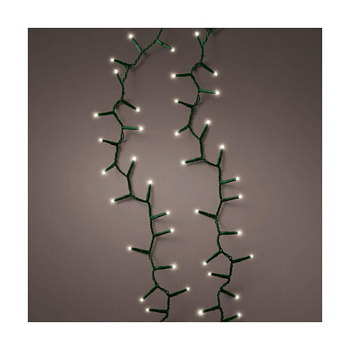 Christmas light chain 2000 led compact twinkle 45 m warm white int ext timer 8 light effects 1