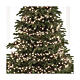 Cluster twinkle chain of 2040 warm white LED Christmas lights, 8 light plays, 19 m, in/outdoor s6