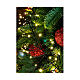 Catena luminosa natalizia 19 m cluster twinkle 2040 LED bianco caldo 8 effetti luminosi timer int est s5