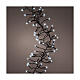 Cluster twinkle chain of 2040 cold white LED Christmas lights, 8 light plays, 19 m, in/outdoor s1