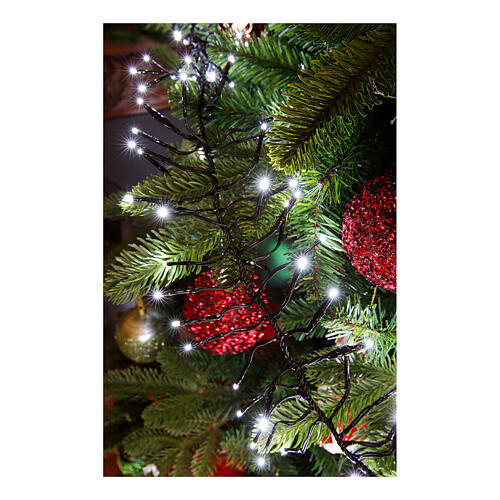 Guirlande lumineuse avec 80 LED Blanc froid, decoration Noel