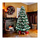 Christmas light chain 2040 LED cold white 19 m cluster twinkle 8 light effects timer int ext s4