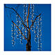 Cluster twinkle curtain of 1080 warm white LED Christmas lights, 8 light plays, 18 light chains, 2 m long, in/outdoor s4