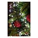 Corrente luminosa de Natal 27 m cluster twinkle 3000 LED branco frio 8 jogos de luzes temporizador int/ext s3