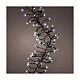 Twinkle cluster chain Christmas lights 3000 cold white LEDs 27m int ext timer 8 light effects s1