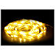 White nylon rope illuminated by 60 warm white LEDs, timer and light sets, 16 ft s3