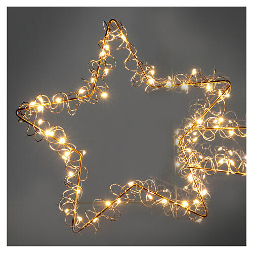 Comet star 30x70 cm warm white full flash 100 LEDs indoor outdoor 2