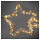 Comet star 30x70 cm warm white full flash 100 LEDs indoor outdoor s2