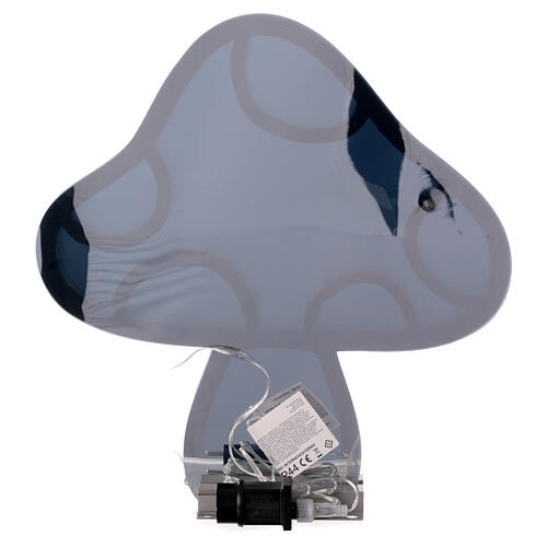 LED mushroom white red Christmas 204 LEDs multicolor Infinity Light 45x45 cm int ext 5