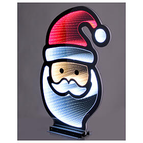 Santa's face, 24x18 in, Infinity Light, 249 multicolour LED lights, steady light, indoor/outdoor