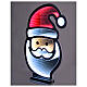 Santa's face, 24x18 in, Infinity Light, 249 multicolour LED lights, steady light, indoor/outdoor s1