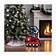 Tren navideño HO HO HO LED 60x55 cm Infinity Light 252 LED multicolor int ext s2