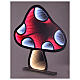 Christmas mushroom, 288 red and white LED lights with Infinity Light effect, 28x28 in, indoor/outdoor s1